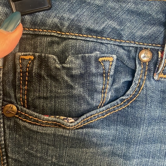 VIGOSS STUDIO women’s THE JAGGER BOOTCUT low rise jeans cotton spandex 7/8 w29 - Picture 4 of 15